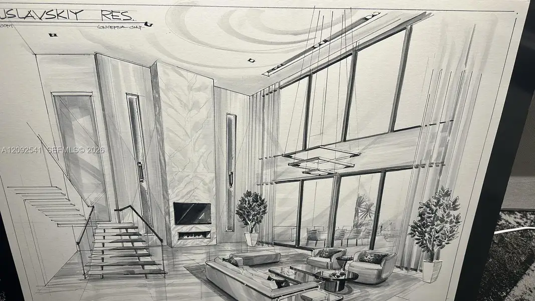 Furnished interior view inside a new home in , North Miami (Image 6).