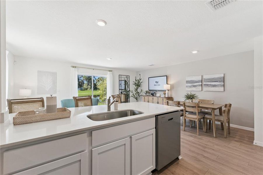 Furnished interior view inside a new home in Sandalwood, New Smyrna Beach (Image 10).