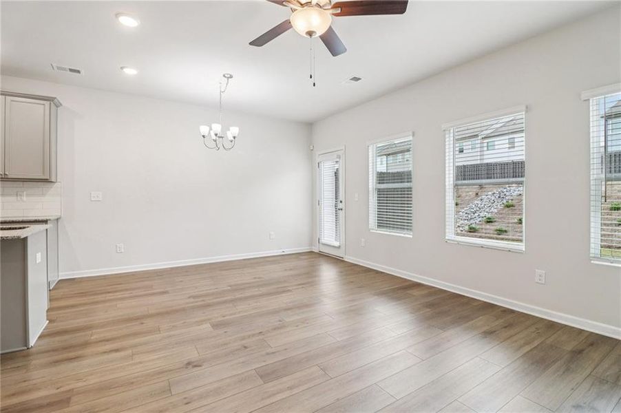 Spacious, unfurnished interior of a new home in Cambridge at Towne Center, Hoschton (Image 20).