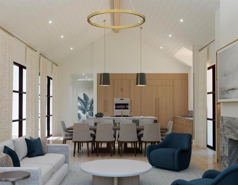 2-Living - Kitchen