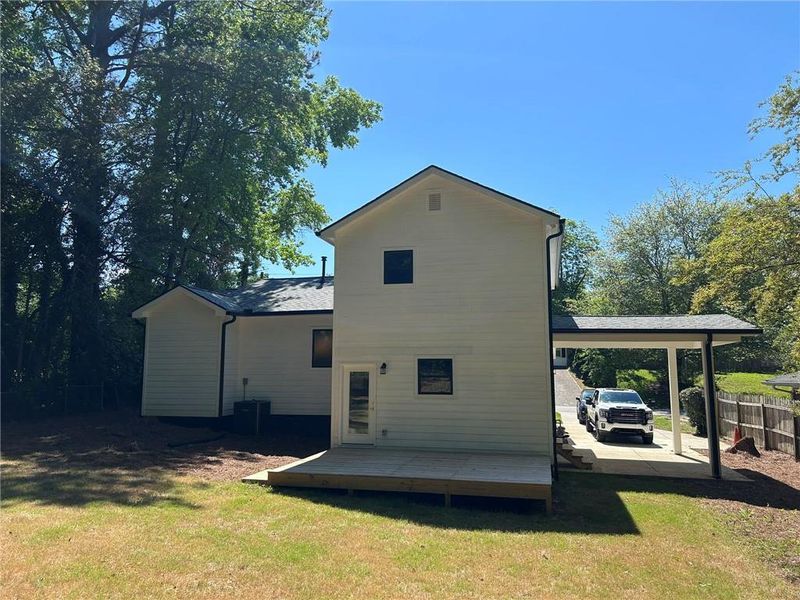 Front exterior of a new home in , Marietta, GA, highlighting curb appeal (Image 1). Front exterior of a new home in , Marietta, GA, highlighting curb appeal (Image 1).