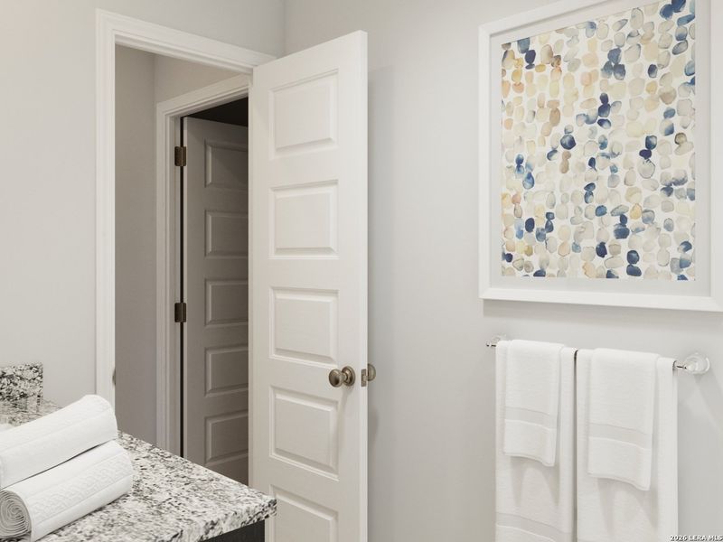 Furnished interior view inside a new home in Timber Creek, San Antonio (Image 8). Furnished interior view inside a new home in Timber Creek, San Antonio (Image 8).