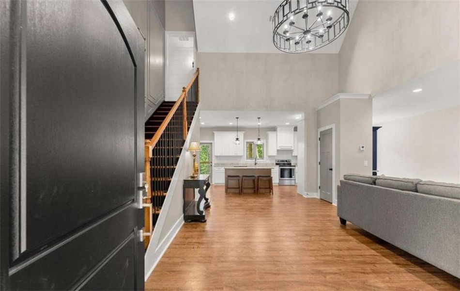 Furnished interior view inside a new home in , Cleveland (Image 13).