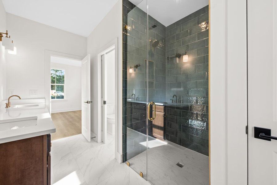 Furnished interior view inside a new home in , Awendaw (Image 11).