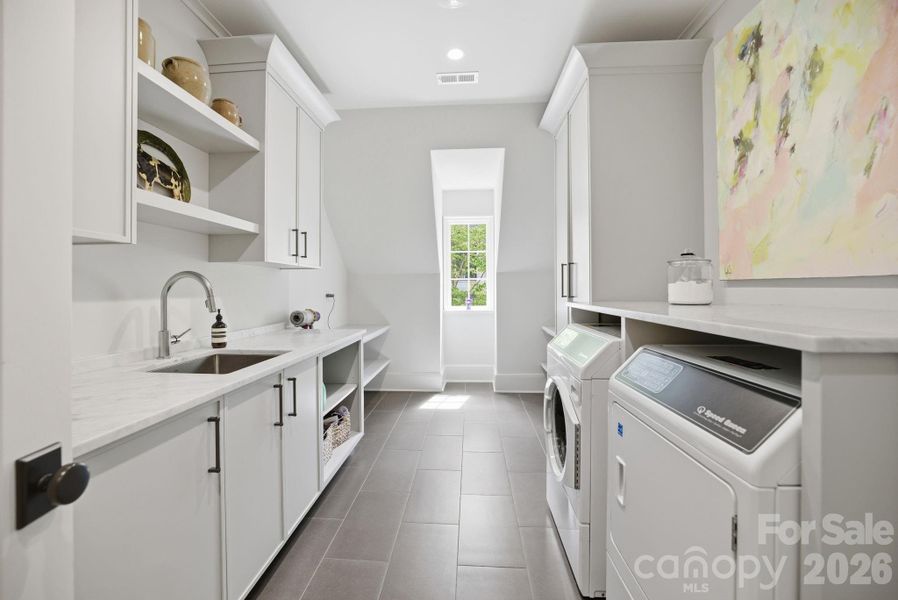 Furnished interior view inside a new home in , Charlotte (Image 18).