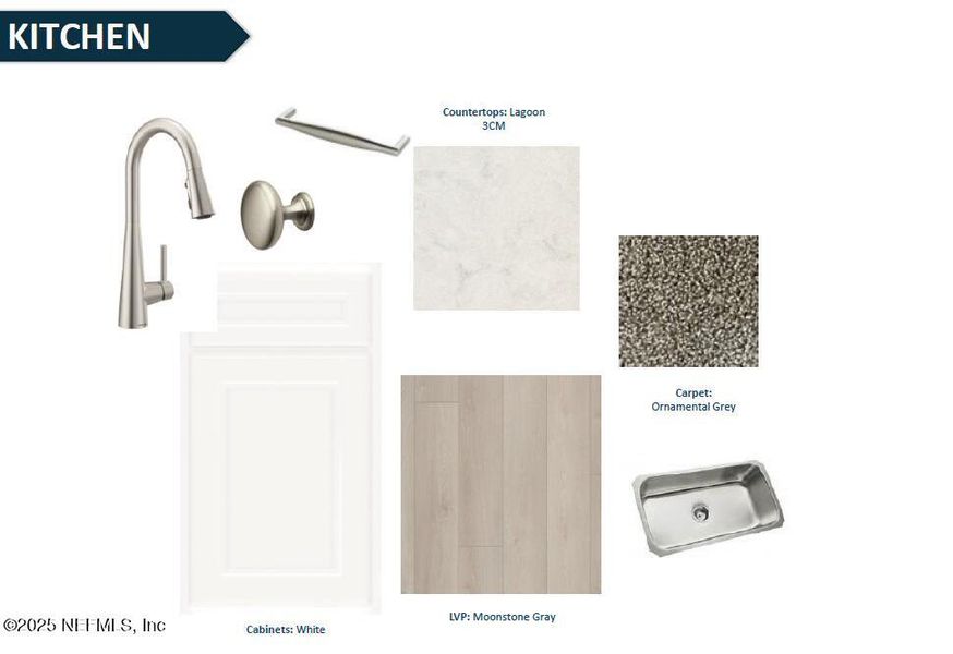 Sample of building materials used in homes in Westerly Park at Wildlight, Yulee (Image 23).