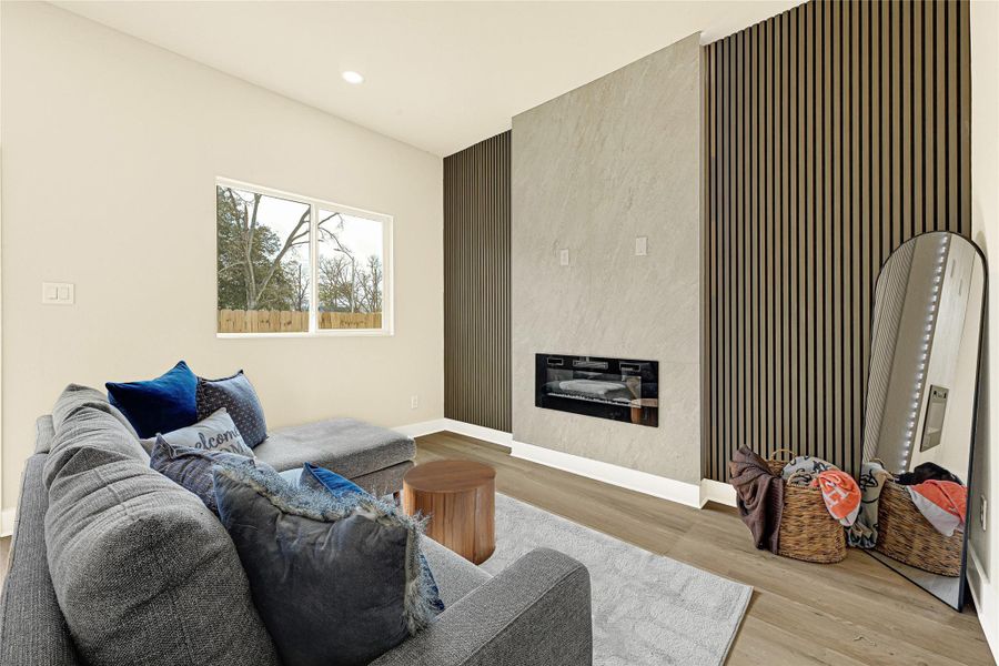 Furnished interior view inside a new home in , Houston (Image 16).