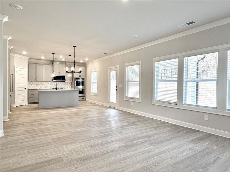 Spacious, unfurnished interior of a new home in Vines at Mill Creek - Legacy Series, Braselton (Image 18).