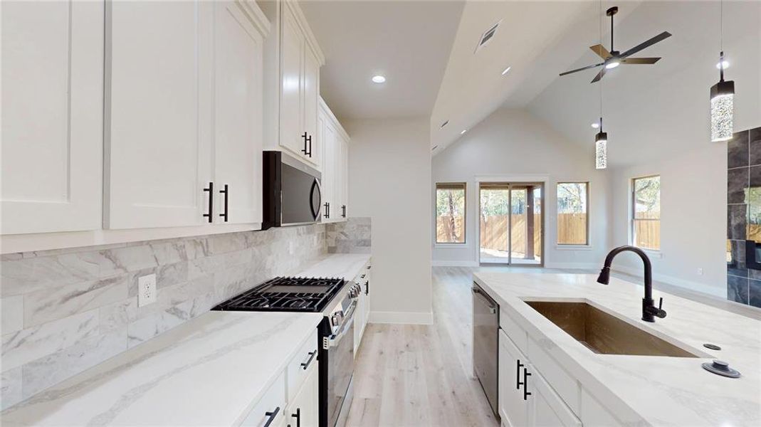 Furnished interior view inside a new home in , Arlington (Image 9). Furnished interior view inside a new home in , Arlington (Image 9).