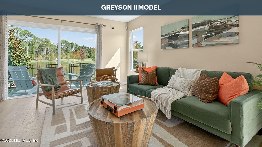 Furnished interior view inside a new home in Trout River, Jacksonville (Image 17).