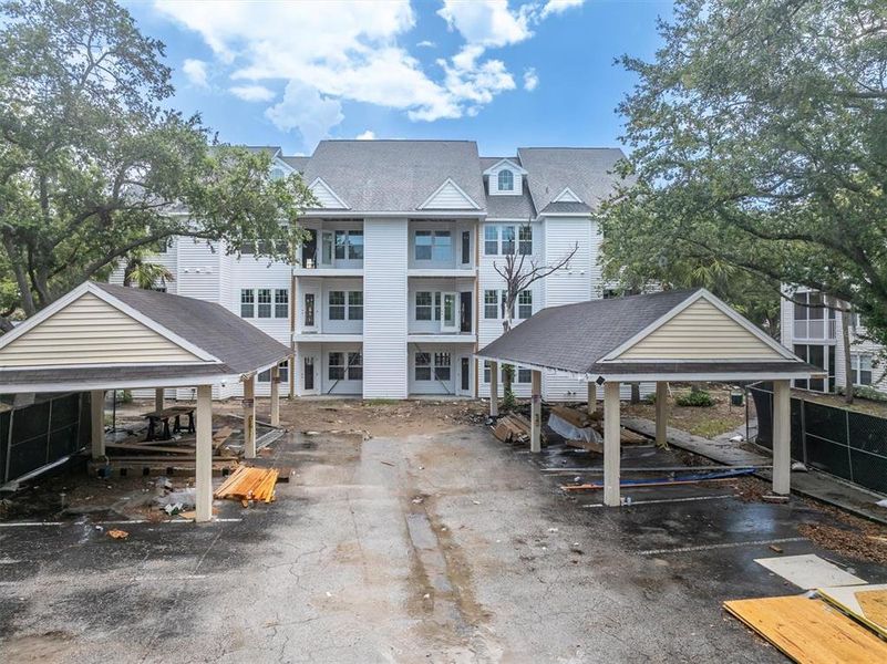 In-progress construction of a new home in , Palm Harbor, FL (Image 3).
