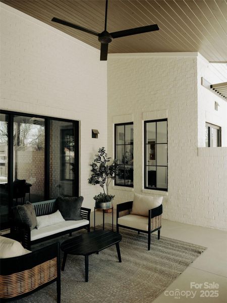 Exterior details and patio area of a home in , Charlotte (Image 4).