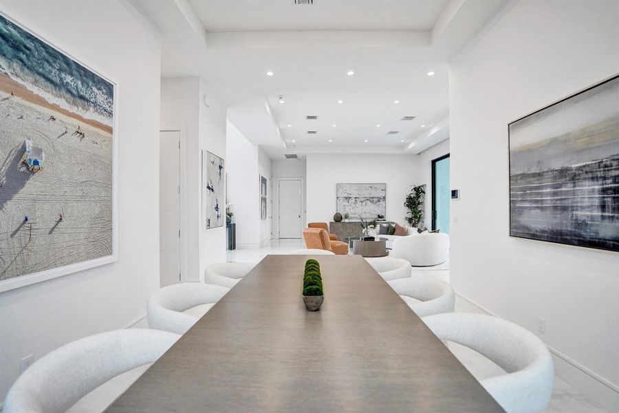 Furnished interior view inside a new home in , Delray Beach (Image 40).