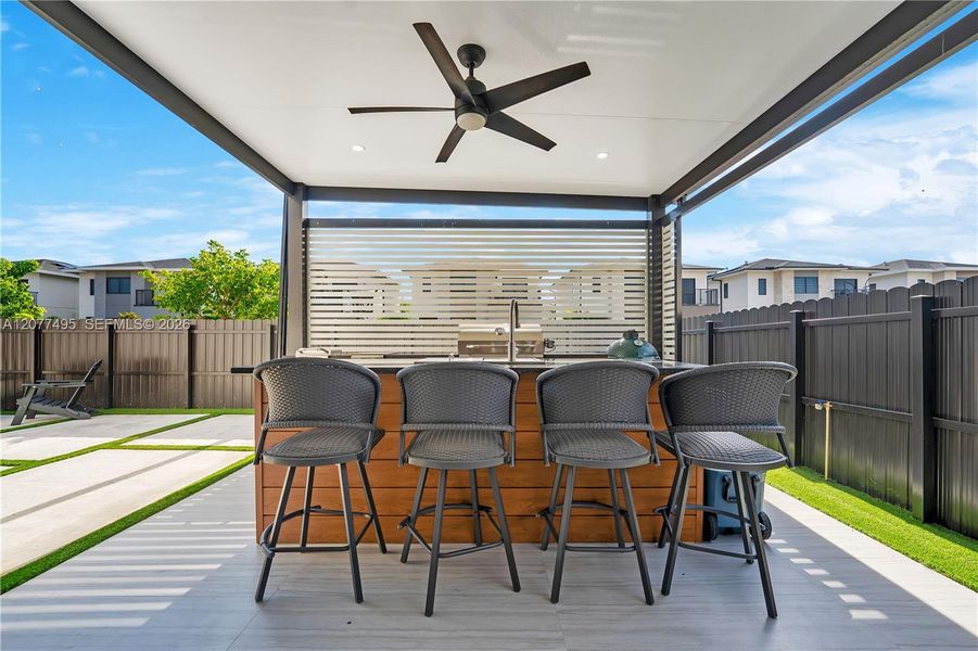 Exterior details and patio area of a home in , Florida City (Image 24). Exterior details and patio area of a home in , Florida City (Image 24).