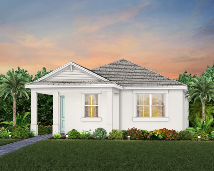 Representative exterior photo of a completed home built from the Beacon II by Pulte Homes in SeaFlower, Bradenton, FL (Image 13). Representative exterior photo of a completed home built from the Beacon II by Pulte Homes in SeaFlower, Bradenton, FL (Image 13).