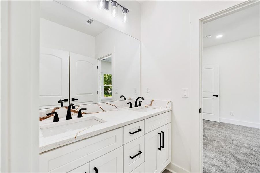 Furnished interior view inside a new home in , Lawrenceville (Image 9). Furnished interior view inside a new home in , Lawrenceville (Image 9).