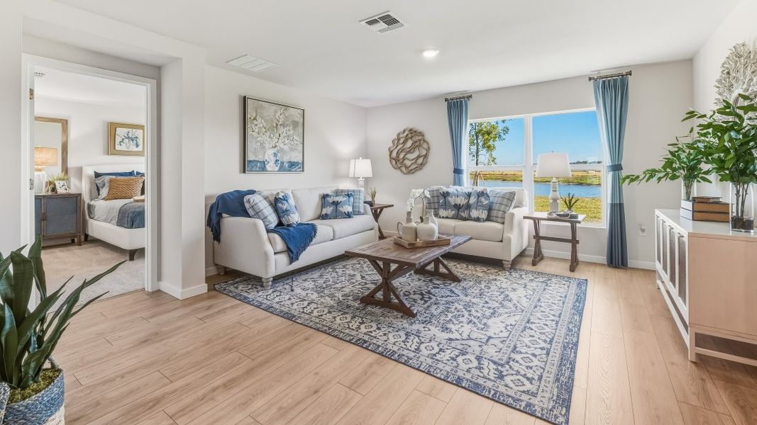 Furnished interior view inside a new home in LaBelle Homes, Labelle (Image 6).