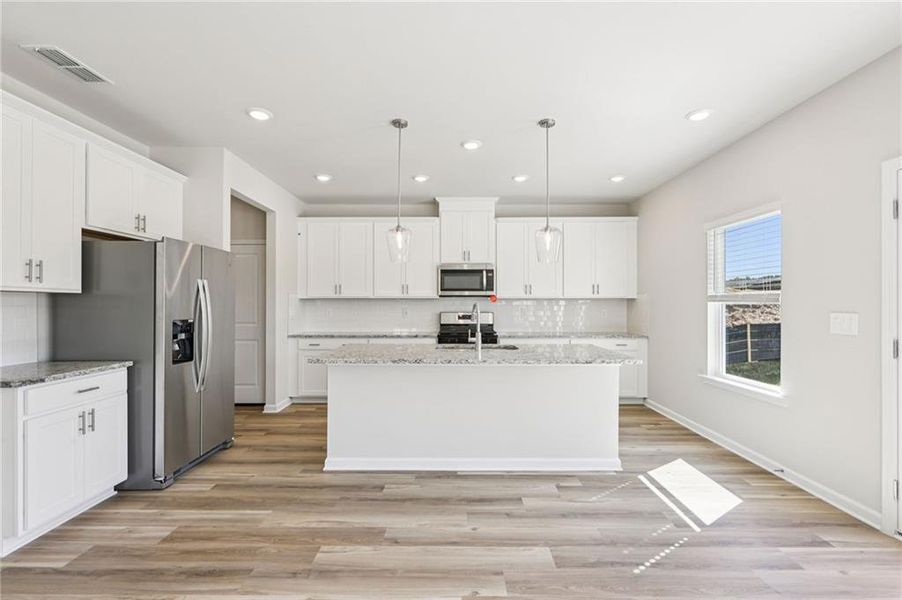 Furnished interior view inside a new home in Preserve at Mountain Creek, Pendergrass (Image 8).