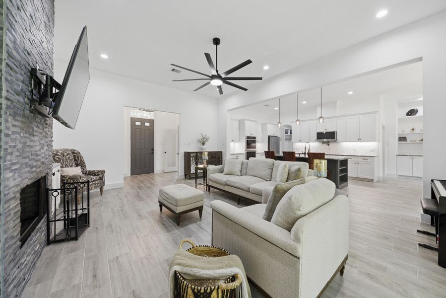 Furnished interior view inside a new home in , New Ulm (Image 28).