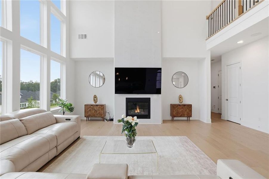 Furnished interior view inside a new home in , Woodstock (Image 10).