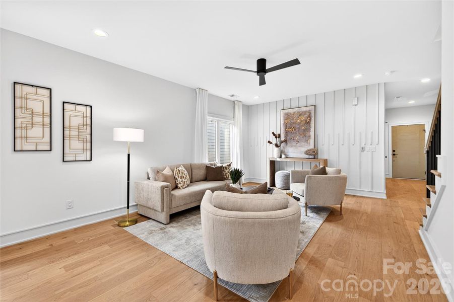 Furnished interior view inside a new home in , Charlotte (Image 4).