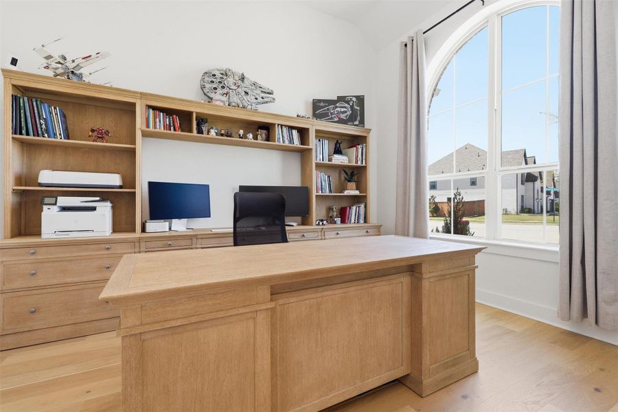 Furnished interior view inside a new home in Elyson, Katy (Image 6).