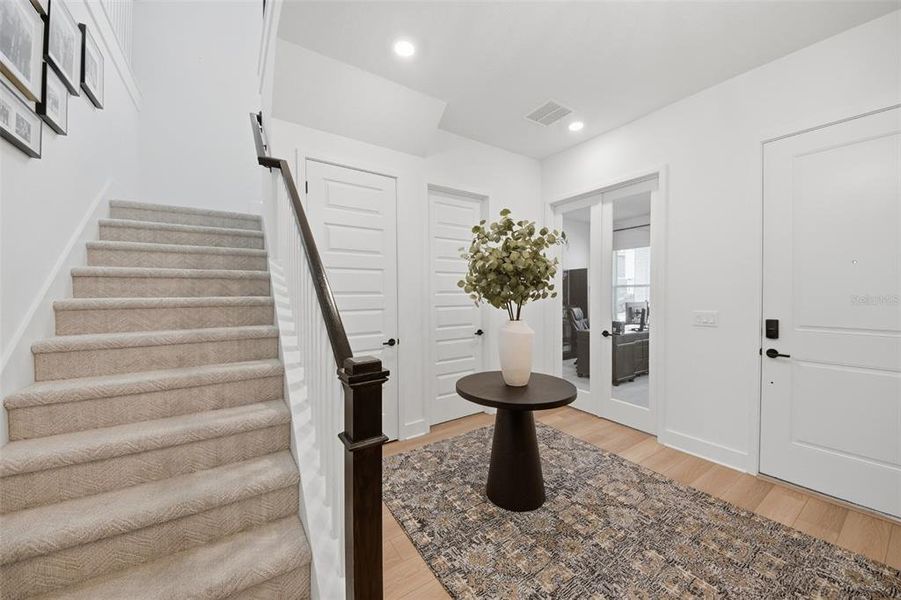 Furnished interior view inside a new home in , Winter Garden (Image 9). Furnished interior view inside a new home in , Winter Garden (Image 9).