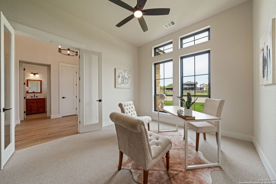 Furnished interior view inside a new home in , Castroville (Image 12). Furnished interior view inside a new home in , Castroville (Image 12).