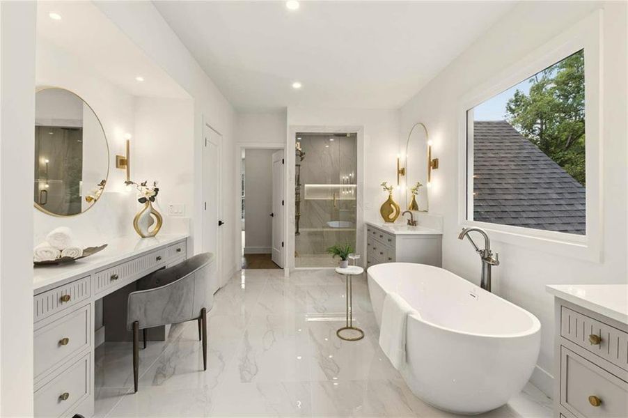 Furnished interior view inside a new home in , Brookhaven (Image 51).