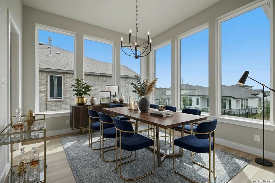 Furnished interior view inside a new home in Esperanza, Boerne (Image 10).