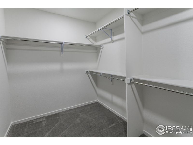 EXAMPLE PHOTO: MASTER BEDROOM WALK IN CLOSET