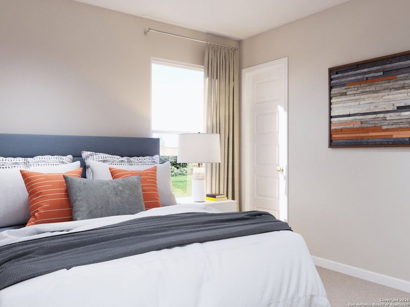 Furnished interior view inside a new home in Abbott Place, St. Hedwig (Image 7).