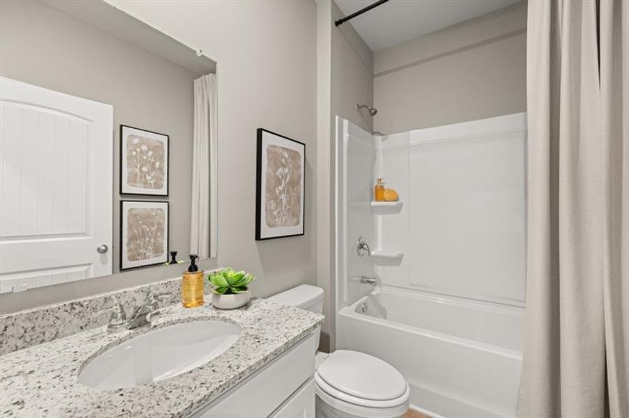 Furnished interior view inside a new home in Northberry, Rome (Image 35).