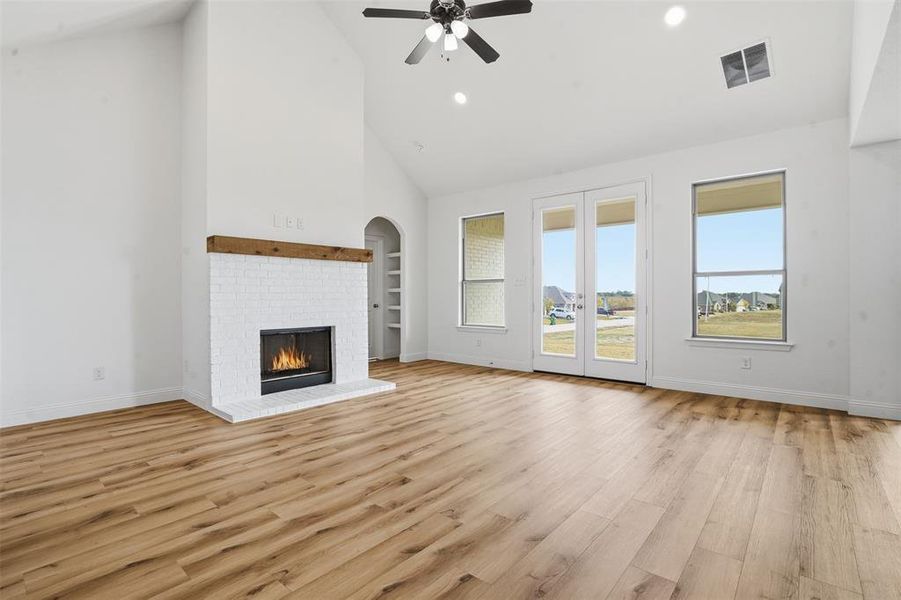 Spacious, unfurnished interior of a new home in Wildcat Ridge, Godley (Image 16). Spacious, unfurnished interior of a new home in Wildcat Ridge, Godley (Image 16).