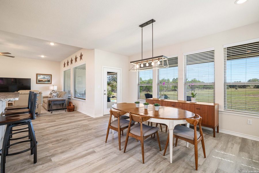 Furnished interior view inside a new home in , Bandera (Image 29).