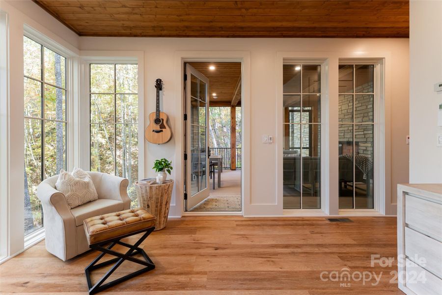 Furnished interior view inside a new home in , Sylva (Image 25).