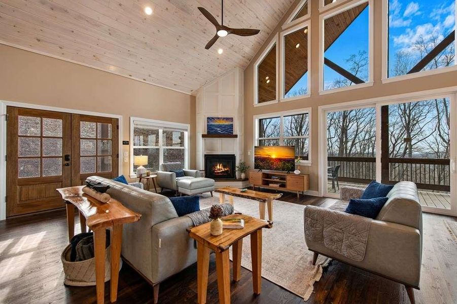 Furnished interior view inside a new home in , Talking Rock (Image 5).