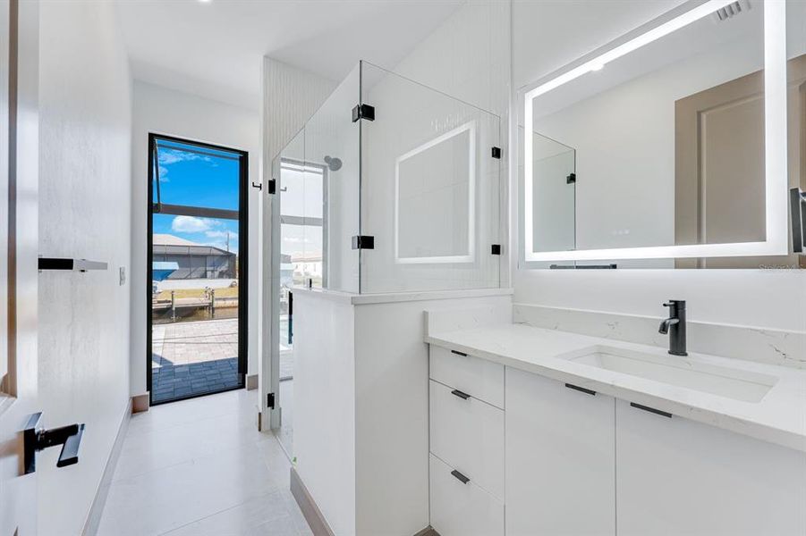 Furnished interior view inside a new home in , Cape Coral (Image 10).