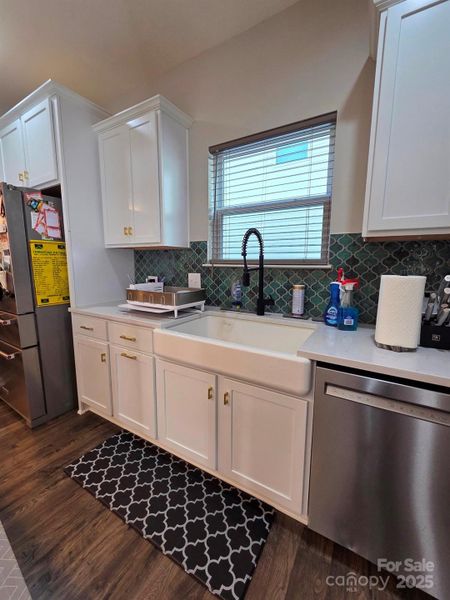 Close-up of interior finishes inside a home in , Mount Holly (Image 17).