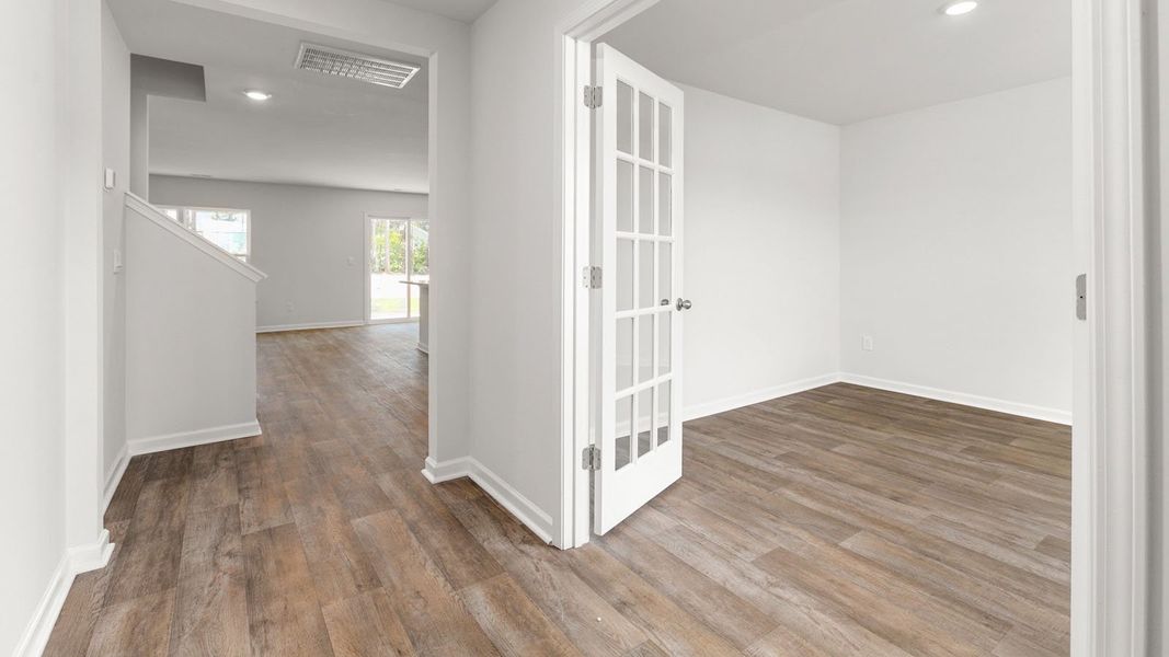 Representative unfurnished interior of a home built from the Hayden by D.R. Horton in Country Creek, Lexington (Image 13).