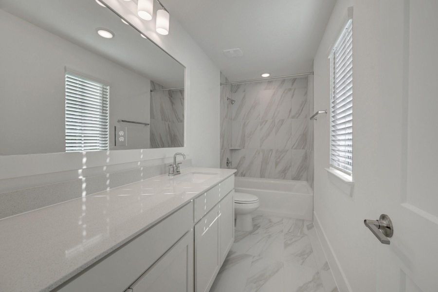 Furnished interior view inside a new home in The Oaks on 6th Street, Magnolia (Image 34). Furnished interior view inside a new home in The Oaks on 6th Street, Magnolia (Image 34).
