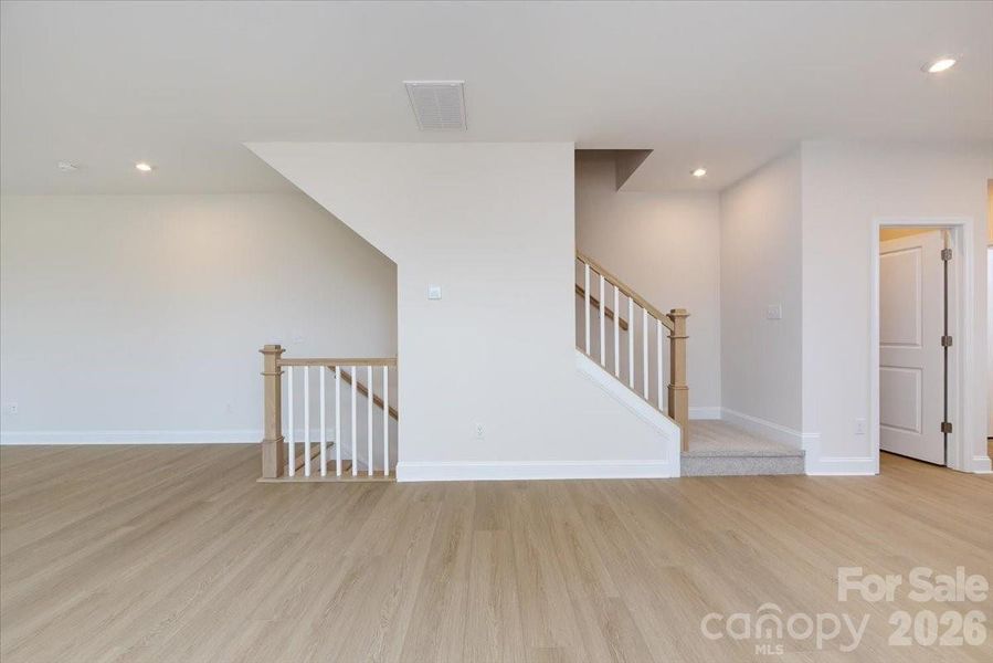 Second Floor with Powder Room