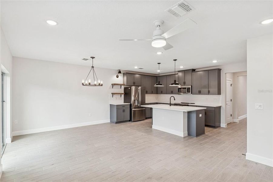 Furnished interior view inside a new home in Aspire at Canter Creek, Davenport (Image 12).