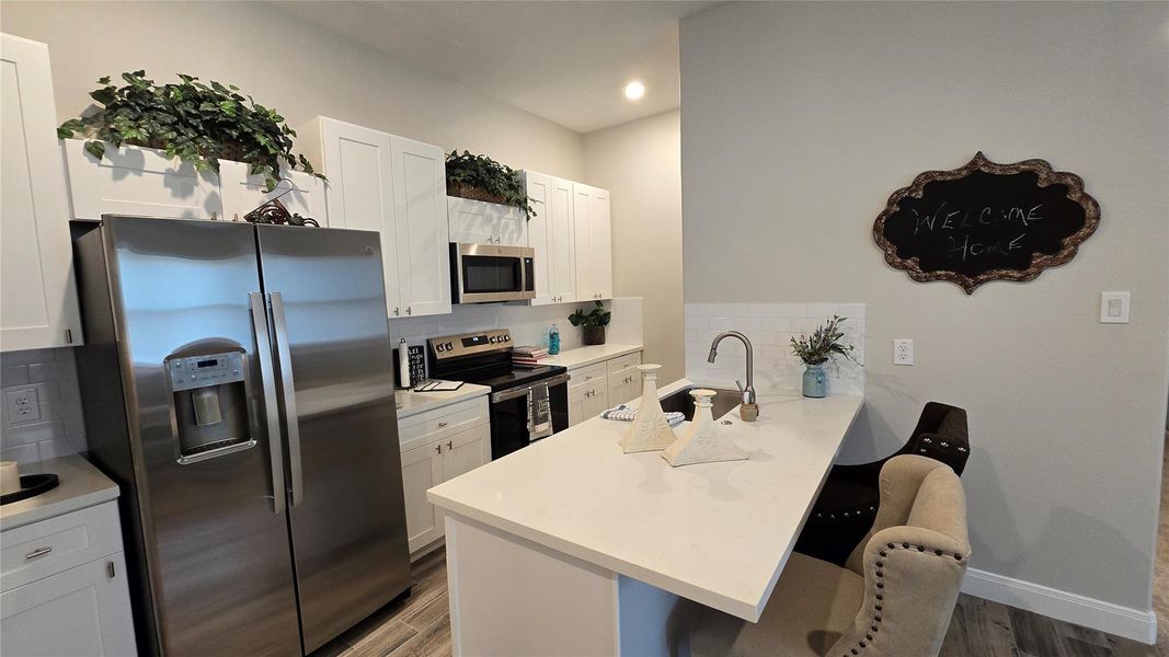 Furnished interior view inside a new home in , The Woodlands (Image 9). Furnished interior view inside a new home in , The Woodlands (Image 9).