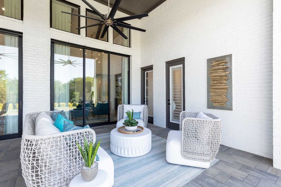 Representative Patio - some options shown