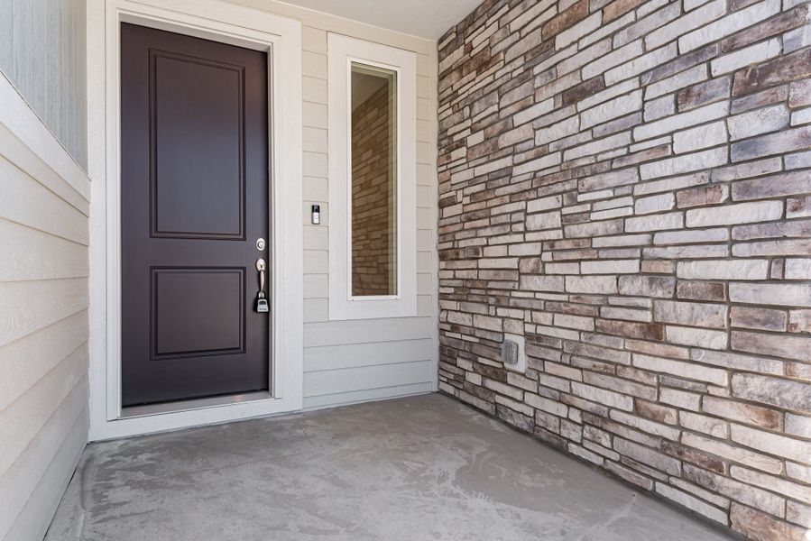 Exterior details and patio area of a home in Reunion, Commerce City (Image 2). Exterior details and patio area of a home in Reunion, Commerce City (Image 2).