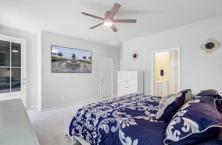 Furnished interior view inside a new home in Limehouse Village: Row Collection, Summerville (Image 4).