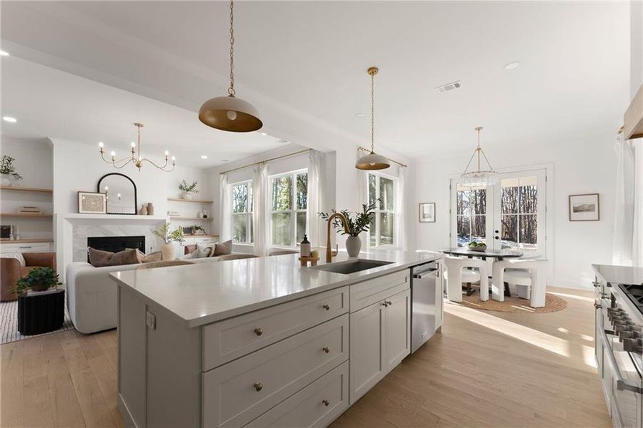 Furnished interior view inside a new home in , Cumming (Image 61). Furnished interior view inside a new home in , Cumming (Image 61).