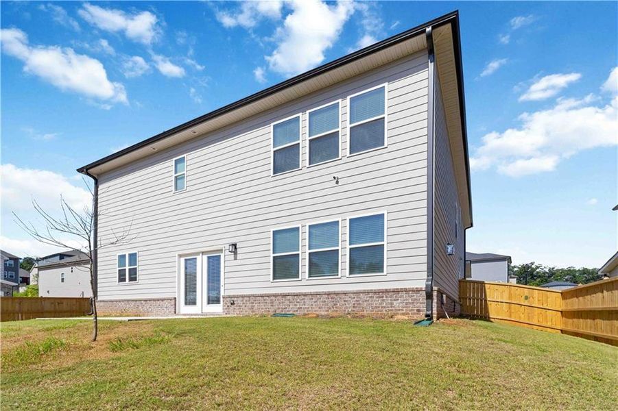 Front exterior of a new home in , Atlanta, GA, highlighting curb appeal (Image 28).
