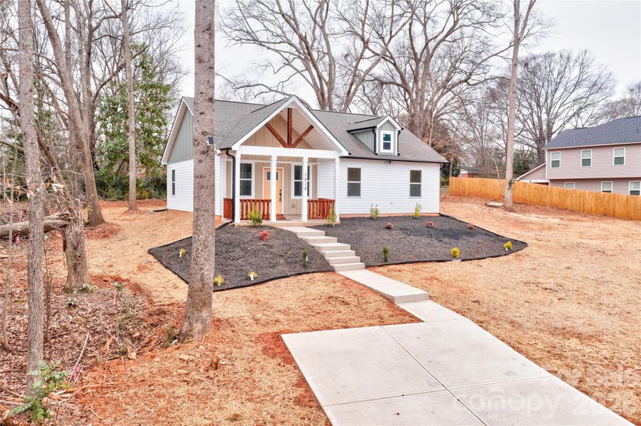 Front exterior of a new home in , Shelby, NC, highlighting curb appeal (Image 1). Front exterior of a new home in , Shelby, NC, highlighting curb appeal (Image 1).
